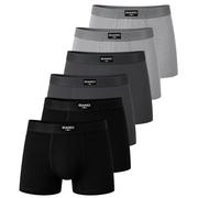 Gianci 6 Pack Mens Boxers Shorts Multipack | Breathable Cotton Boxer Shorts for Men with No Itchy Label | Soft & Flexible Mens Underwear | Skin-Friendly Perfect for Daily Use & Sports