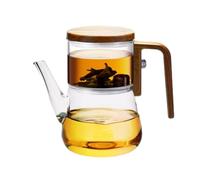 Gianixi Borosilicate Glass Magnetic Teapot, Innovessa Tea Pot, Enchanti Filtration Pot, Water Separation Glass Pot, Enchanted Teapot with Strainer, Glass Tea Pot with Infuser and Lid (760ml)
