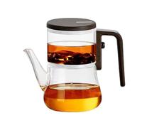 Gianixi Borosilicate Glass Magnetic Teapot, Innovessa Tea Pot, Enchanti Filtration Pot, Water Separation Glass Pot, Enchanted Teapot with Strainer, Glass Tea Pot with Infuser and Lid (760ml-A)