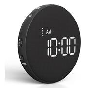 Gianna Vibrating Alarm Clock for Heavy Sleepers - 110dB Loud Alarm Clock, 3 Wake Modes, Auto-Dimming, Rechargeable Battery Operated Bed Shaker for Bedroom and Travel