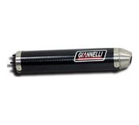 Giannelli Exhaust System Carbon End Muffler with Aluminum Cap and ABE