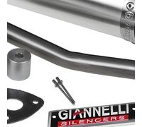 Giannelli Exhaust System End Muffler Aluminum with ABE for Derbi