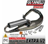 Giannelli Extra V2 Sports Exhaust Muffler For Peugeot Speedfight 2 Ac 50