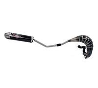 giannelli full system exhaust homologated nocat enduro 2t carbon compatible with rieju mrx 50 2002 2003 mototopgun 34601hf + 34640hf