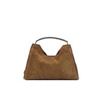 GIANNI CHIARINI Aurora topstitch handle shoulder bag - Brown One Size