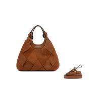 Gianni Chiarini Dua Bucket Bag Suede Leather Caramel S