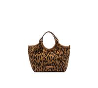 Gianni Chiarini Dua bucket bag with Cavallino effect leopard print S