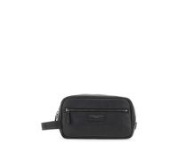 GIANNI CHIARINI Florence logo-patch wash bag - Black One Size