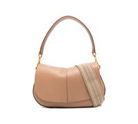 GIANNI CHIARINI Helena Round leather shoulder bag - Neutrals One Size