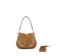 GIANNI CHIARINI Helena Round studded shoulder bag - Brown One Size