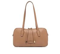 Gianni CHIARINI Leather Aryna Shoulder Bag Clay brown
