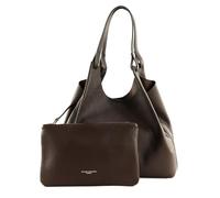 Gianni CHIARINI Leather shopper bag shoulder bag Dua Shopping Bag Espresso dark brown
