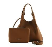 Gianni CHIARINI Leather shoulder bag Dua Handbag Noce brown