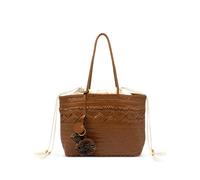 GIANNI CHIARINI Paloma drawstring woven tote bag - Brown One Size