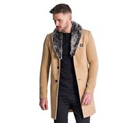 Gianni Kavanagh Men's Beige Stockholm Overcoat, XS