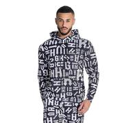 Gianni Kavanagh Men's Black Disorder Oversized Hoodie, M