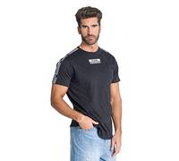 Gianni Kavanagh Men's Black Jenga Ribbon Tee T-Shirt, XS