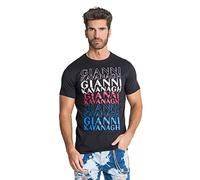 Gianni Kavanagh Men's Black Signs Gk Tee T-Shirt, M