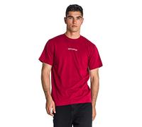 Gianni Kavanagh Men's Burgundy Bliss Micro Regular Tee T-Shirt, red, L