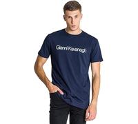 Gianni Kavanagh Men's Navy Blue Bliss Maxi Slim Tee T-Shirt, Azul, L