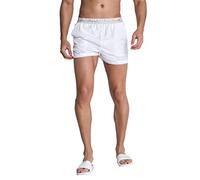 Gianni Kavanagh Men's White Capri Swimshorts Swim Trunks, L