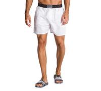 Gianni Kavanagh Men's White Fighter Swimshorts Board Shorts, M