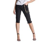 Gianni Kavanagh Women's Black Gianni Denim Shorts, L