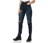 Gianni Kavanagh Women's Dark Blue Core Mom Fit Jeans, M