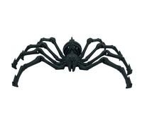 Giant 3D-Printed Spider, 3D-Printed Articulated Extendable Spider, Crystal Spider Fidget Toy for Adults, Mystery Spider for ADHD/Autism (BLACK)