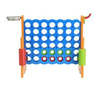 Giant 4 in a Row Game, 3-in-1 Giant Connect 4 Outdoor Game with Basketball Hoop, 42 Jumbo Ring, Ring Toss, Garden Connect 4 to Score Game for Kids Adults