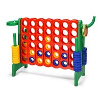 Giant 4 in A Row Jumbo 4-to-Score Chess Set Large Family Game Toy