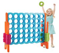 Giant 4 in A Row Jumbo 4-to-Score Giant Game Set w/42 Jumbo Rings