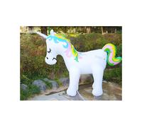 GIANT 6FT LARGE INFLATABLE UNICORN SPRINKLER WATER PARTY KIDS OUTDOOR