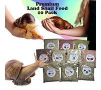 Giant African Land Snail Food, The Ultimate pack, 10 x 30g pack, aslo great for millipedes and hermit crabs