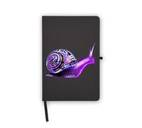 Giant African Snail Spirit Animal Notebook, Blank Pages, Faux Leather Cover, Planner, Journal, Workbook