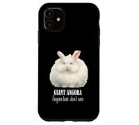 Giant Angora Rabbit Funny Quote about Angora Rabbits Case for iPhone 11