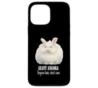 Giant Angora Rabbit Funny Quote about Angora Rabbits Case for iPhone 13 Pro Max
