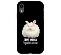 Giant Angora Rabbit Funny Quote about Angora Rabbits Case for iPhone XR