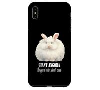 Giant Angora Rabbit Funny Quote about Angora Rabbits Case for iPhone XS Max