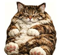 Giant Animal Sleeping Bag Washable Soft Animal Envelope Blanket Cute Cat Envelope Sleeping Bag for Indoor Home Bedroom Living Room Apartment Dorm