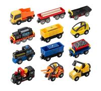 Giant bean 12 Vehicles Train Car Set Accessories