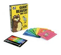 Ginger Fox Giant Beaver Tiny! Party Card Game | Hilarious Boasting Fun for Grown Up | Silly Wordplay | Great for Game Night with Friends | Naughty Nature Animal Fun Gift