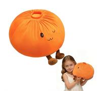 Giant Big Dumpling Squishies,Jumbo Squeeze Dumplings, Giant Glitter Dumpling Pillow,Squeeze Dough Ball Stress Relief Pillows,Super Soft Mega Rainbow Dumplings Stress Pillow for Anxiety Relief