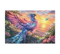 Giant Bird on Rock at Ocean Sunset 1000 Piece Jigsaw Puzzle for Adults Snow Day Activity Indoor Fun No Dust Pieces Great Gift for Neighbors 1000 PCS