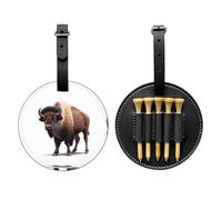 Giant Bison Black Golf tee Storage Bag - Easy to Carry Around and More efficient in Playing Golf