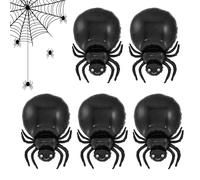Giant Black Spider Balloons, Halloween Decorations 5pcs Foil Balloons Halloween Decorations Outdoor Indoor For Party Decorations Spider Theme Party Birthday