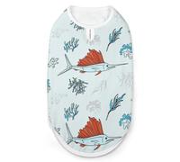 Giant Bluefin Tuna Fishes Dog And Cat Clothes Pet Summer Sleeveless T Shirt Basic Vest XL