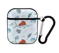 Giant Bluefin Tuna Fishes Slim Compatible with Airpod Case Protective Hard Cover Skin Shockproof