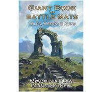 Giant Book of Battle Mats: Wilds, Wrecks & Ruins