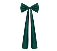Giant Bow Christmas Decorations, Extra Large Velvet Bows Christmas Tree Topper Decor, Big Bows Ribbon Tie for Wedding Xmas Fall Birthday Party Baby Shower Supplies (Green)